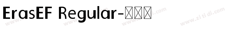 ErasEF Regular字体转换